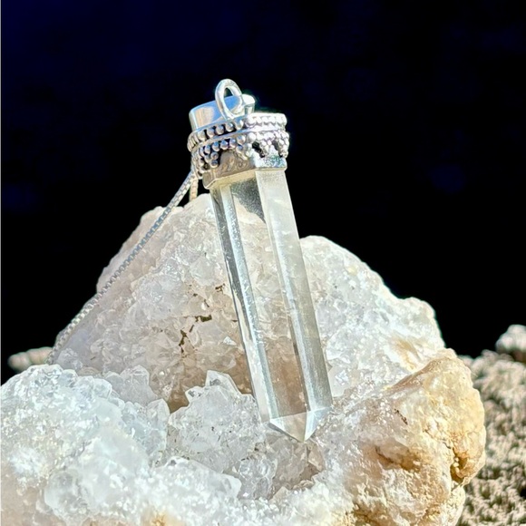 Crystal Point Necklace - Picture 12 of 16